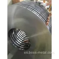 La bobina de titanio recocida como rodada completa con fuerza